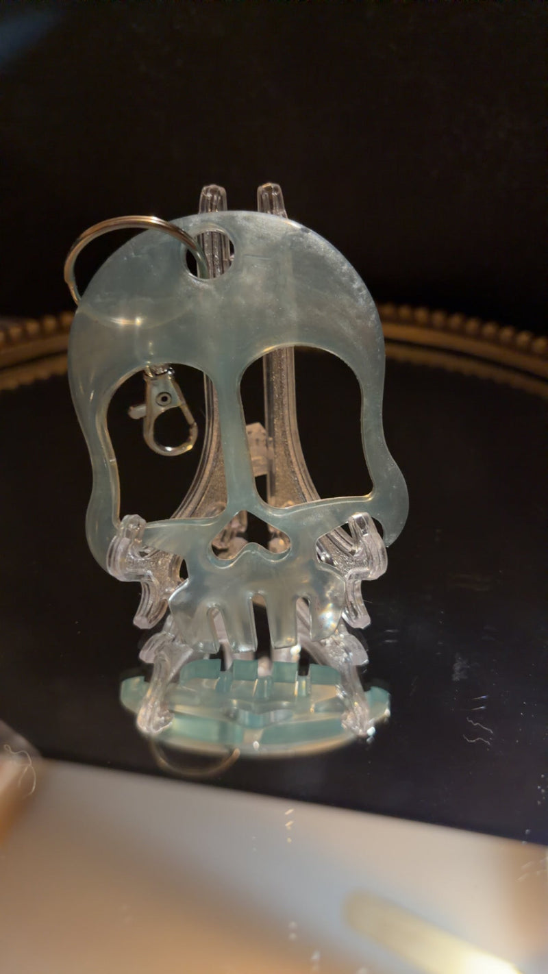 skull keychain