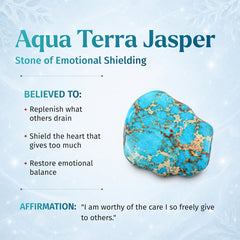 Empath’s Shield - Aqua Terra Jasper Bracelet