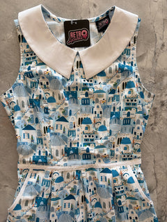 Santorini Collared Dress