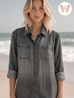 Ash Denim Jacket - Charcoal